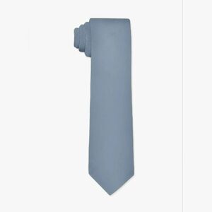 Azazie Dusty Blue Men's Matte Satin Wide Tie